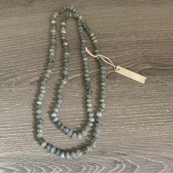 Chan Luu Jewelry - Chan Luu Faceted Beaded Labradorite Necklace 38”